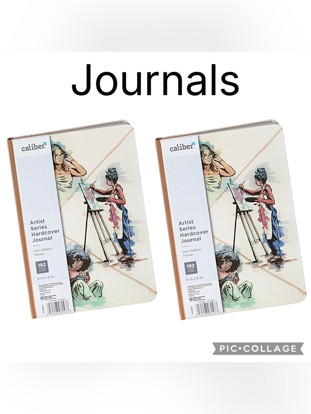 (2) Caliber Artist Series Hardcover Journal
